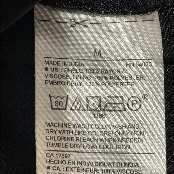 Old Navy Long Sleeve Embroidered Dress M - Picture 14 of 16